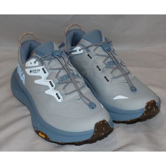 Hoka‎ Women's Transport GTX Running Shoes ISK WHITE BLUE Sneakers NIB - Picture 6 of 8
